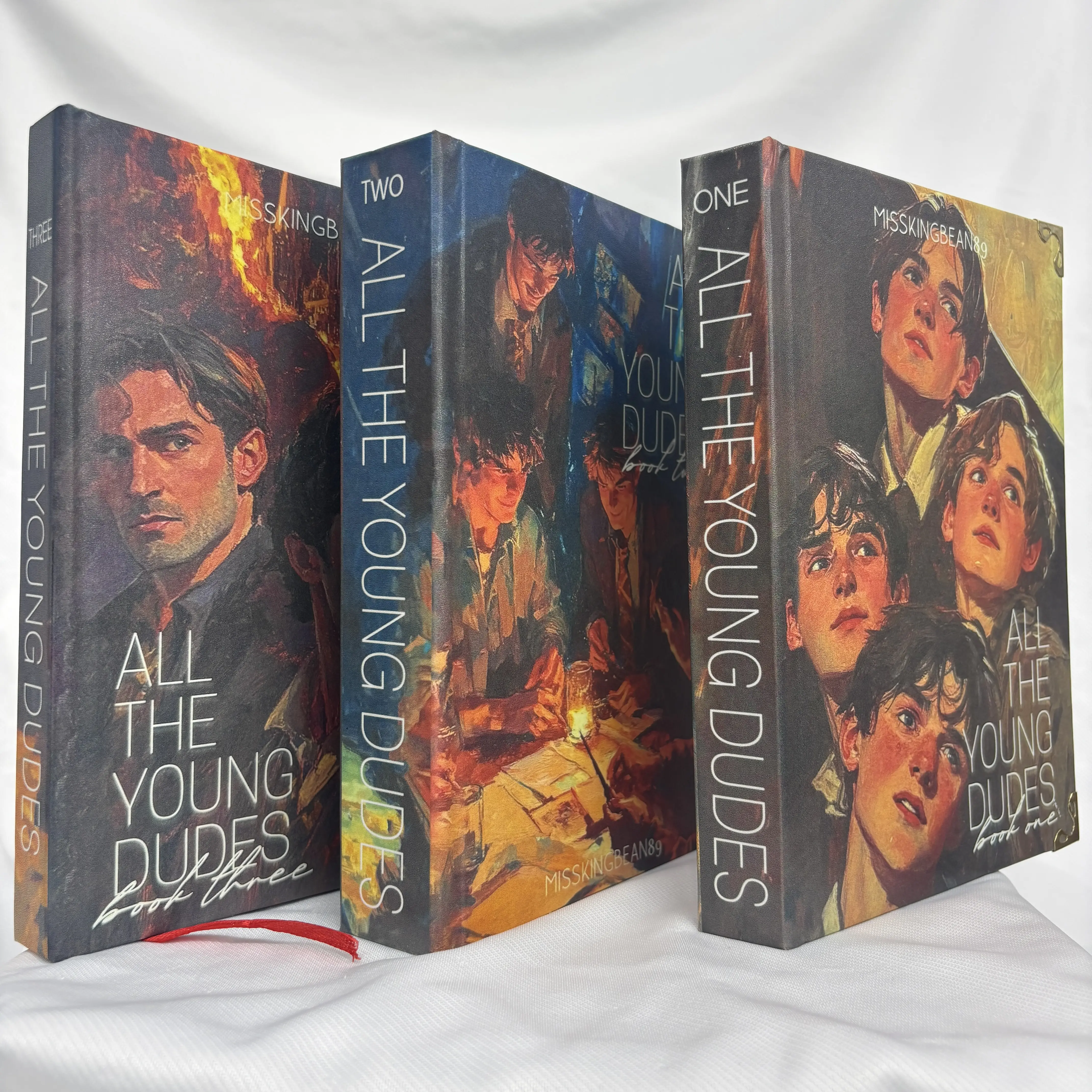 All the Young Dudes Volumes 1–3 Book Set – Complete 3-Book Fan-Created Series, Friendship and Coming-of-Age Fiction Collector Gift