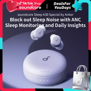 soundcore Sleep A30 Special by Anker, Sleep Earbuds, ANC, Passive Isolation, Snore Masking, Extensive Sleep Audio, Ultra Comfort for Side Sleepers, 8-10H Playtime #DealsForYouDays, #SummerWins