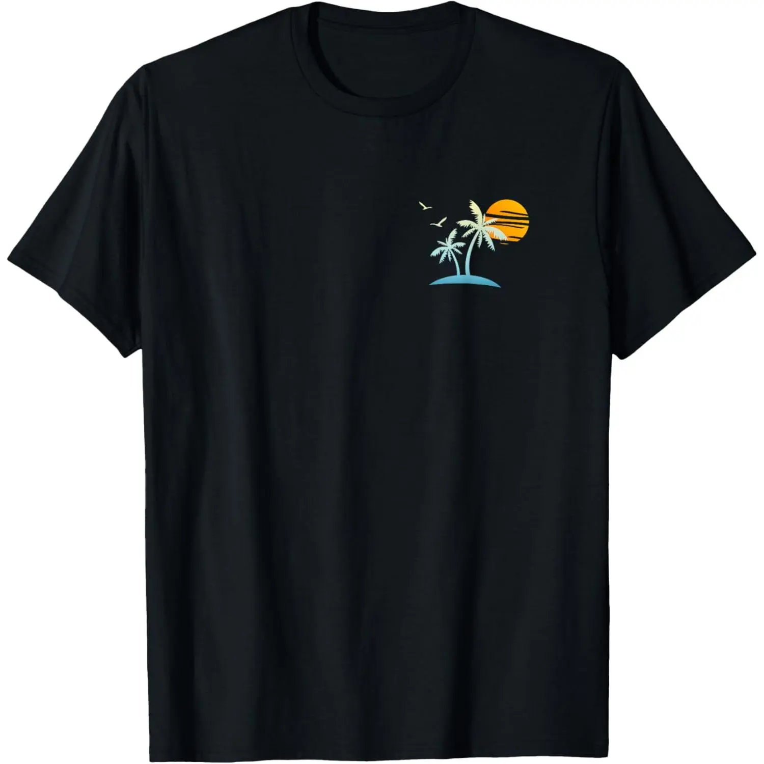 Men's Sailboat Graphic T-Shirt in Soft 100% Cotton Fabric - Streetwear Crewneck with Front & Back Print for Sports & Travel, Tshirt, Menswear, Natural, Fashion Apparel