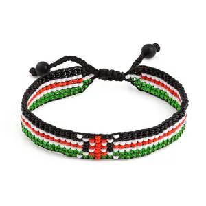 Handcrafted East African Flag Bracelets - Adjustable