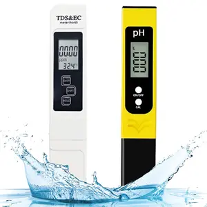 High Precision Digital Ph Tds Ec Meter for Water Testing, Water Quality Tester, Accurate Ph Pen Range 0-14.00 with 0.01 Precision, Ideal for Aquariums, Hydroponics, Ro Systems, Swimming Pool