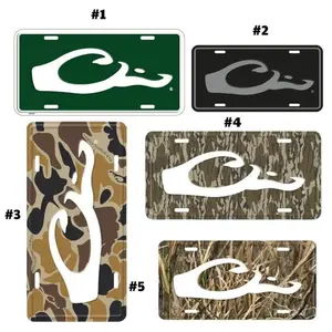 Drake Camouflage License Plate – Customizable Aluminum Vanity Plate