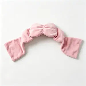 Gentle Pressure Sleep Mask | Patented Light Blocking Design for Sleeping, Traveling & Relaxation - Blush Pink eye