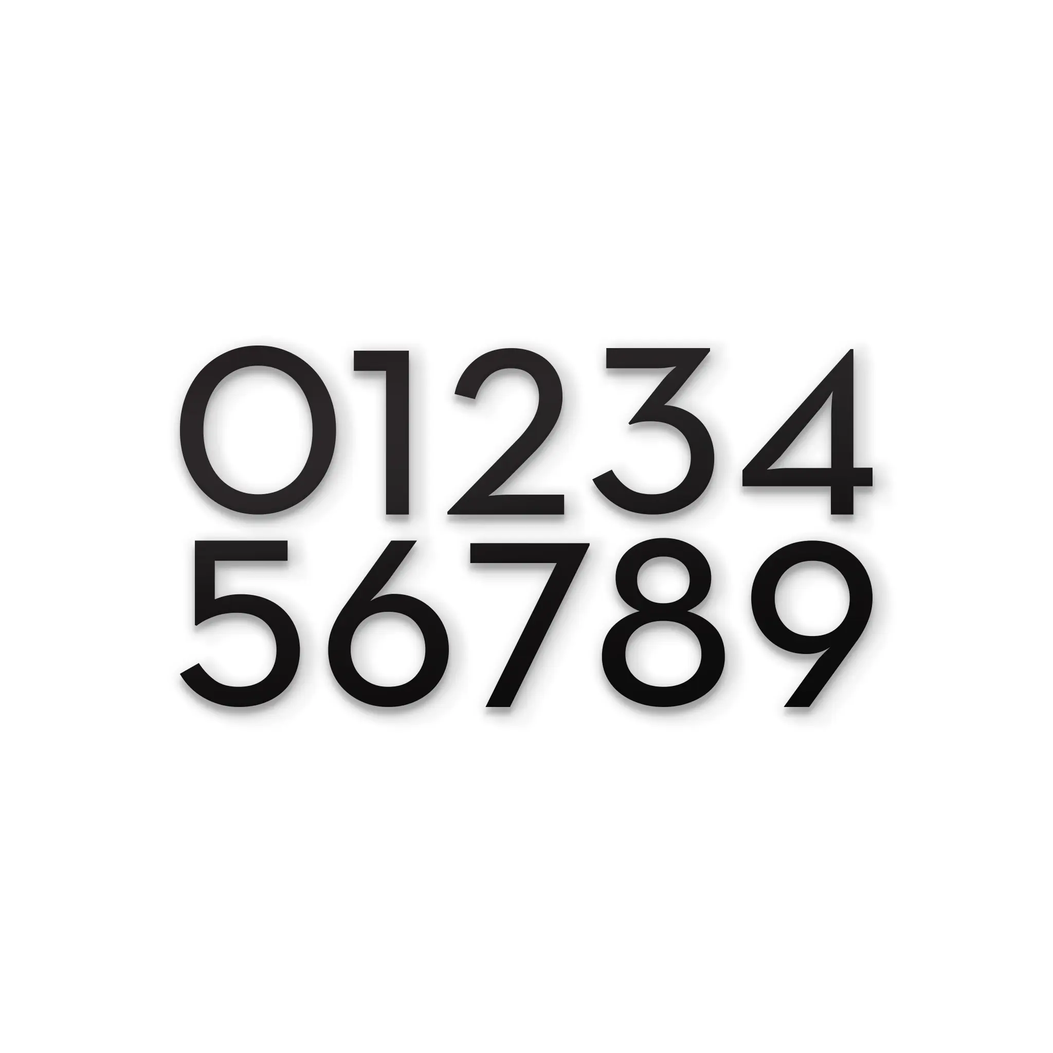 4" Magnetic House Numbers