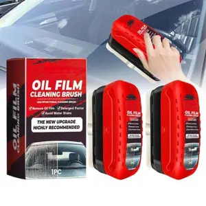 Windshield Cleaner, Car Glass Oil Film Cleaner, Versatile Effective Glass Cleaning Brush, Oil Film Cleaning Brush, Glass Cleaning Tool, Car Cleaning Supplies
