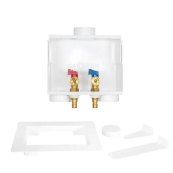 Cash ACME & Sharkbite 60261 Washing Machine Box Dual Drain