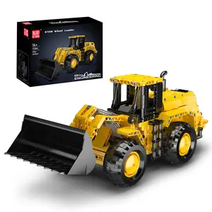 Mould King 17084 Loader Truck Engineering Static Model Building Block Kids Toy 910 Pieces