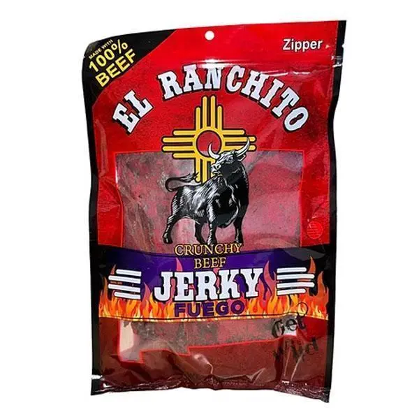Fuego El Ranchito Crunchy Beef Jerky Net Wt. 2 oz