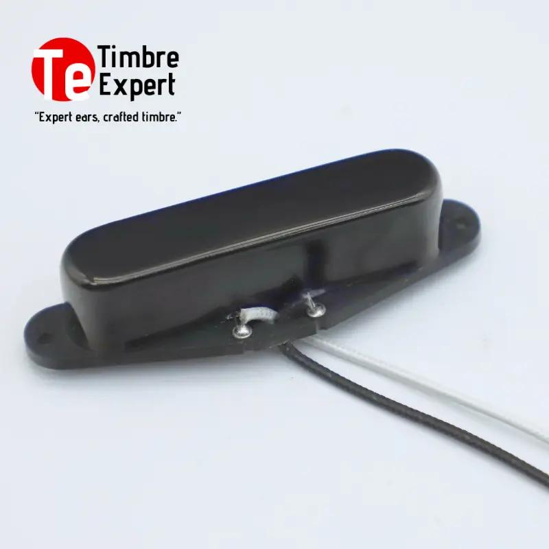 TimbreExpert TE-VT4 "Wild-Twang" Alnico V Telecaster Pickup Set - Brass Cover, Modern Country Style, High Output, Bright, Impactful for Hard Rock, Chrome/Nickel/Black Finishes Available