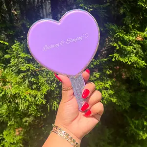 Purple Heart Mirror