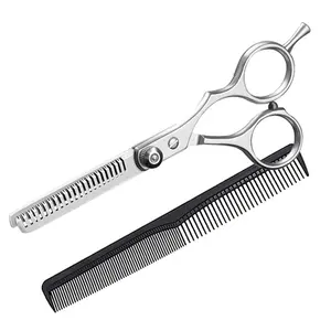 Hair Thinning Scissors Set, 1 Set Stainless Steel Hair Cutting Scissors with Comb, Hair Cutting Kit, Professional Hair Styling Tools for Men, Women, Children