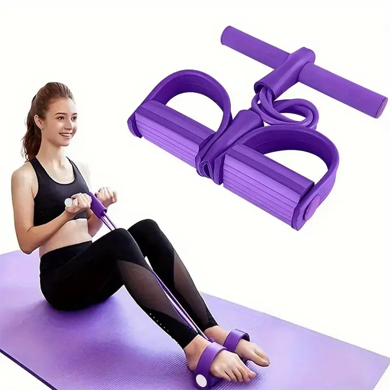 Achieve Your Dream Body with This Versatile Yoga Resistance Band: Ideal for Leg, Waist, and Arm Workouts in Home Gym Sessions