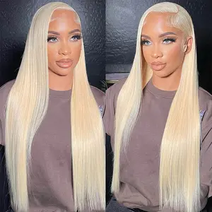 Celie Hair 613 Blonde Straight Lace Front Wigs Brazilian Straight/Body Wave Human Hair Lace Wigs 200% Density