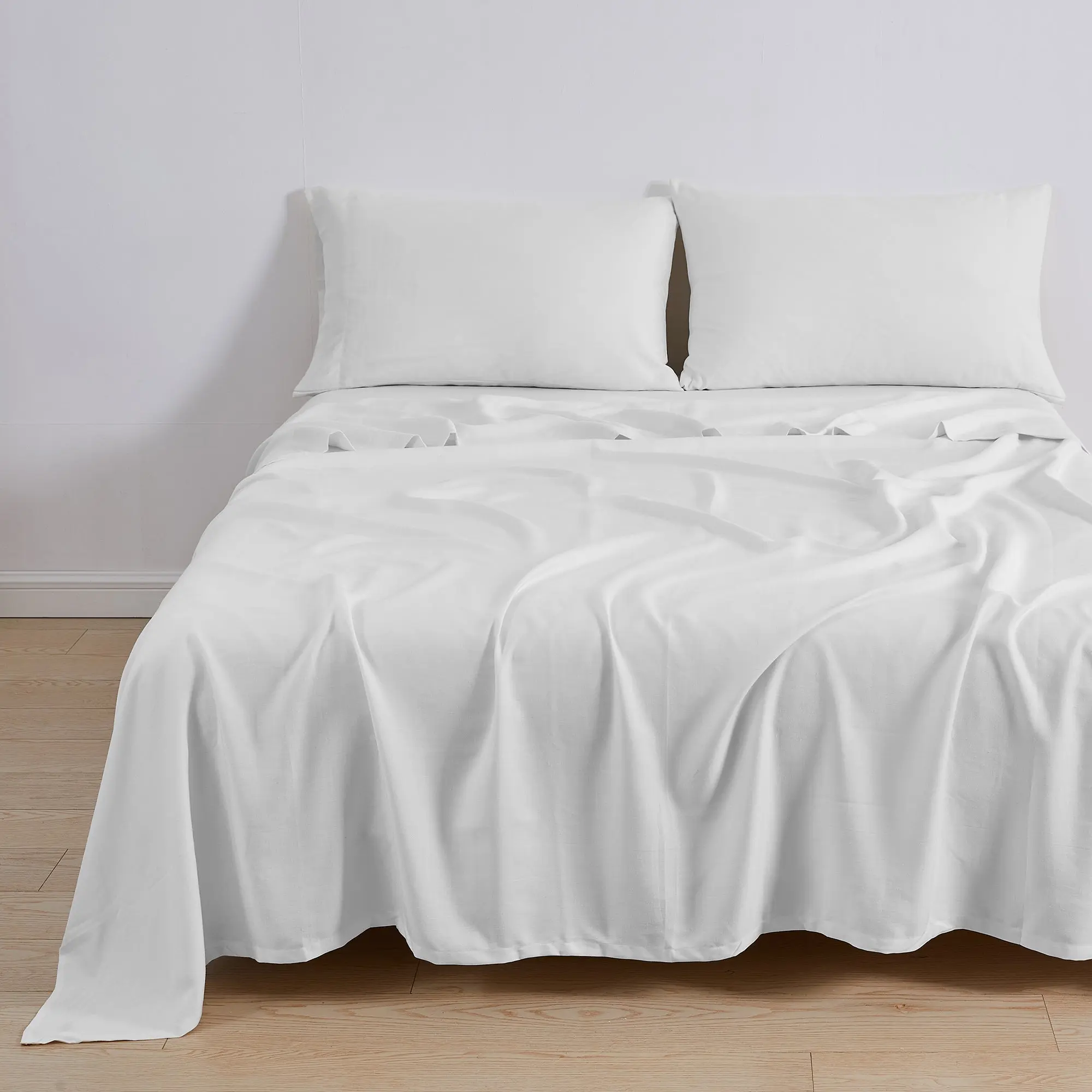 TENCEL™ Lyocell & Linen Blend Sheet Set - Magdalena Collection