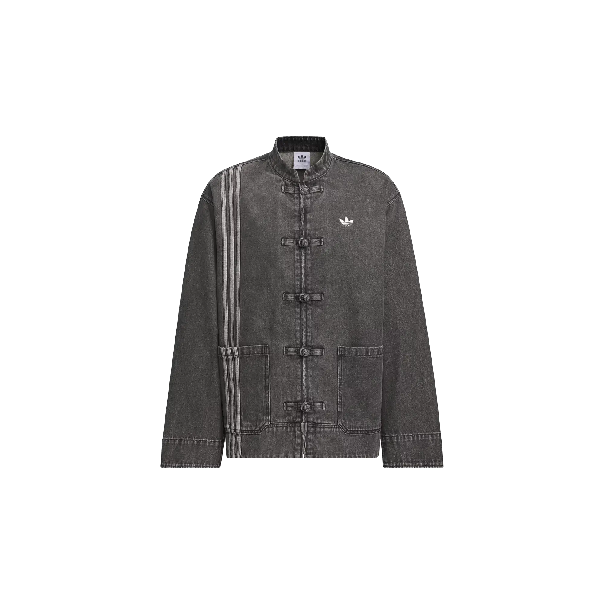 CTT Chinese Track Top 3.0 Gender Neutral Jacket "Medium Black Denim" JY8275