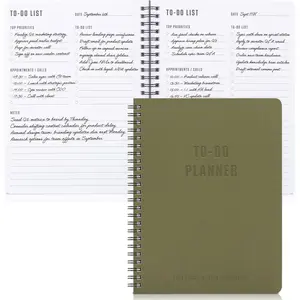 Aesthetic To Do List Notebook For Work or Home - Simple Daily Planner to Easily Organize Your Tasks And Boost Productivity - Stylish Undated Organizer Supplies For Women and Men