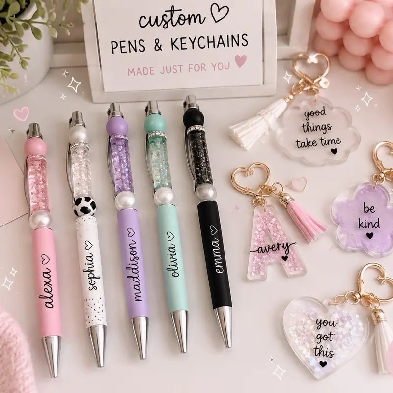 Custom pen & keychains