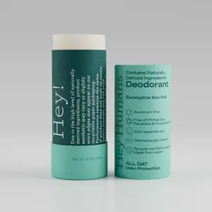 Hey Humans Non Toxic Deodorant in Plastic Free Packaging Eucalyptus Sea Salt