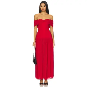 Lovers and Friends Blake Maxi Dress in Red