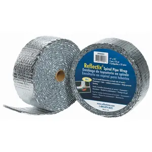 212 MAIN Overlap Spiral Pipe Wrap - 4in. x 25ft., Model SPW0402512, Overlap Wrap for DIY, Scrapbooking Projects