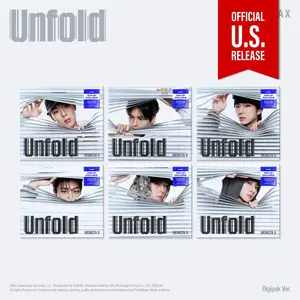 MONSTA X – UNFOLD (3rd English Album) [Member Digipack Ver.] [POP-UP Excl.] | Official K-Pop CD Album | SHOWNU / MINHYUK / KIHYUN / HYUNGWON / JOOHONEY / I.M Cover Versions | 16p Photobook + 3 Photocard Pulls | “heal” Title Track
