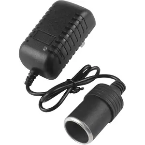 AC to DC Converter, 100-240V to 12V DC Car Cigarette Lighter Socket Adapter, 2A 24W AC/DC Power Supply Transformer for Car Charger, Inflator, MP3 Player, Car Telephone