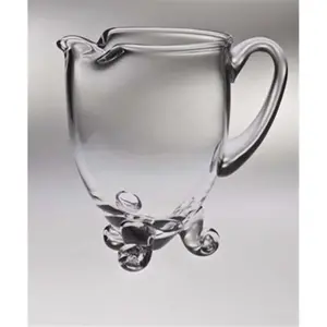 Classic Clear 80 oz. High Quality Glass Footed Pitcher