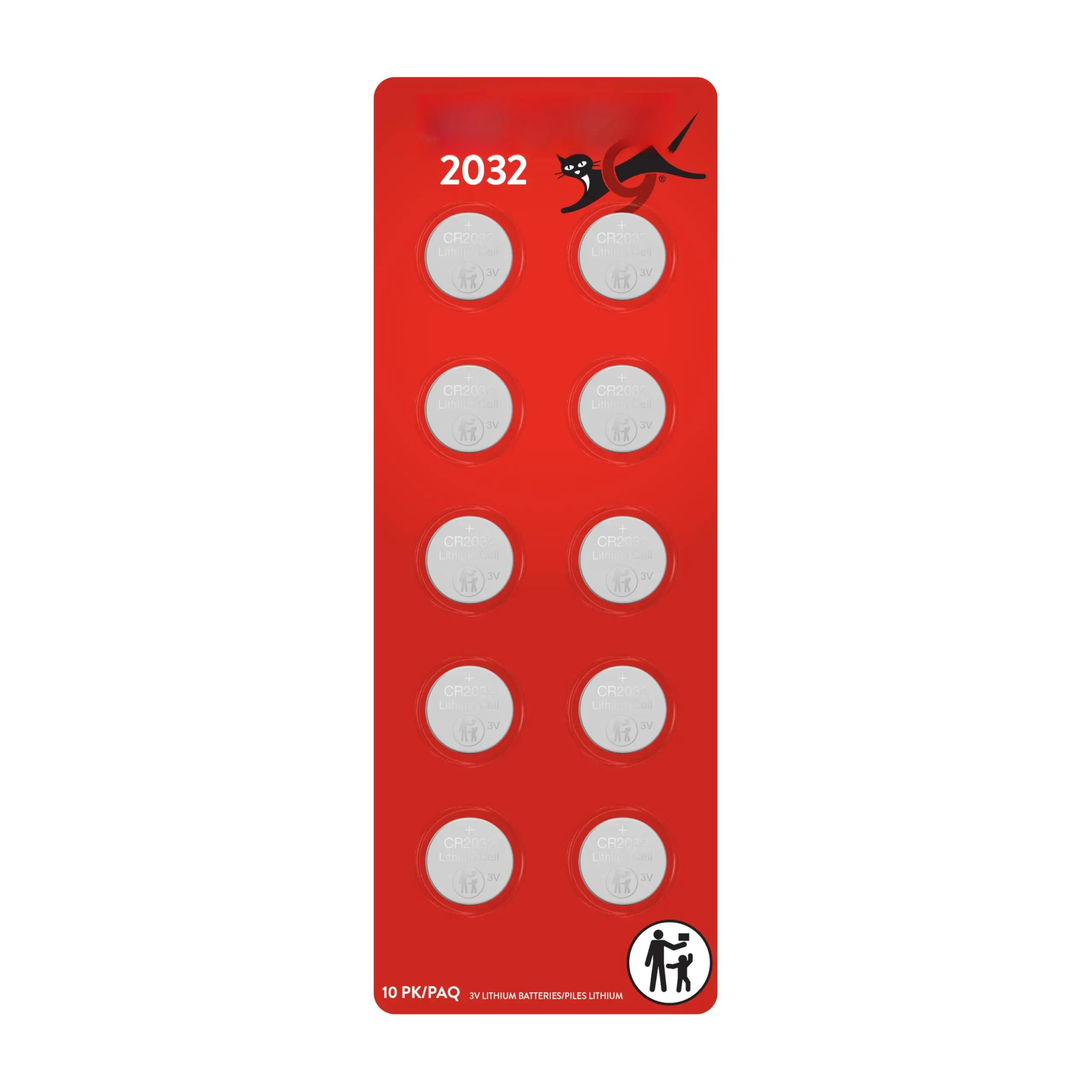 Cr2032 Lithium 3v 10 Pack  For Watches Airtags Key Fobs Small Electronics