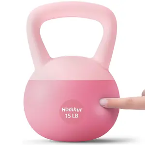 Soft Shell Kettlebell with Sturdy Handle, Multi-scene Training Gear for Core Strength and Weightlifting, Household Gym Exercise Equipment