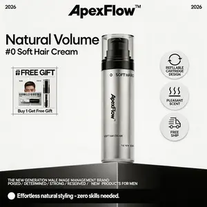 ApexFlow Hair Cream - Light-Holding, Thickening & Texture Styling Cream | For Fine, Thin, & Thinning Hair, Men & Women | Adds Thickness,  Volume, Fullness