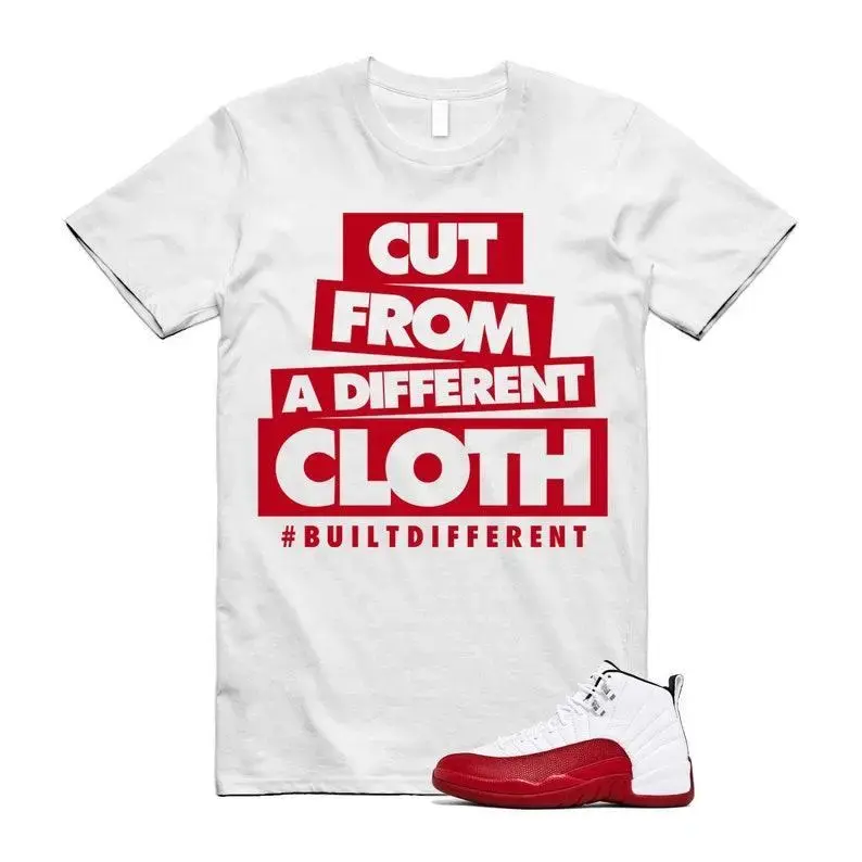 Cherry 12 Varsity Red White T Shirt,  For Men and Women shirt, Vintage 90s Unisex Tee, Unisex shirt Top Menswear