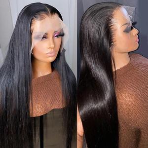 36inch Bling Hair 13x6 Lace Front Wig Human Hair Wigs Straight HD Transparent Brazilian Hair Lace Frontal Wig For Women Pre Plucked With Baby Hair summerwins