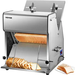 Spring new arrivals Commercial Toast Bread Slicer, 12mm Thickness Electric Bread Cutting Machine, 31PCS Commercial Bakery Bread Slicer, 110V Toast Cutter Cutting Machine, Bread Cutter for Bread Sheet Cutter Cutting