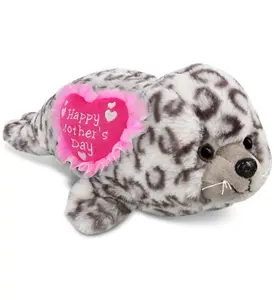 DOLLIBU 12" Super-Soft Polyester Embroidered Stuffed Heart Plush Toy - Mothers Day Gift for Special Occasions