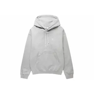 Nike Solo Swoosh Fleece Pullover Hoodie Dark Grey Heather/White (men) by StockX