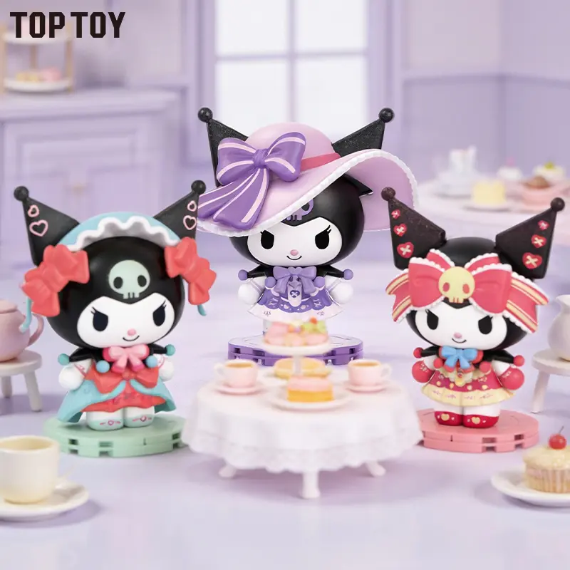 TOPTOY SR Kuromi Dream Party Mini Figure Building Block Blind Box, Exquisite Party Styling, Easy Assembly Blocks, Compact Desk Accessory, Trendy Collectible Toy Gift for Kuromi-SR Fans