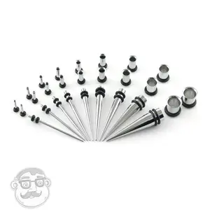 Custom Ear Stretching Kit - Steel