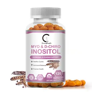 Myo & D-Chiro Inositol Blend Capsule, Liver Support & Fat Metabolism Dietary Supplement for Men & Women, 120 Capsules Healthcare Edible