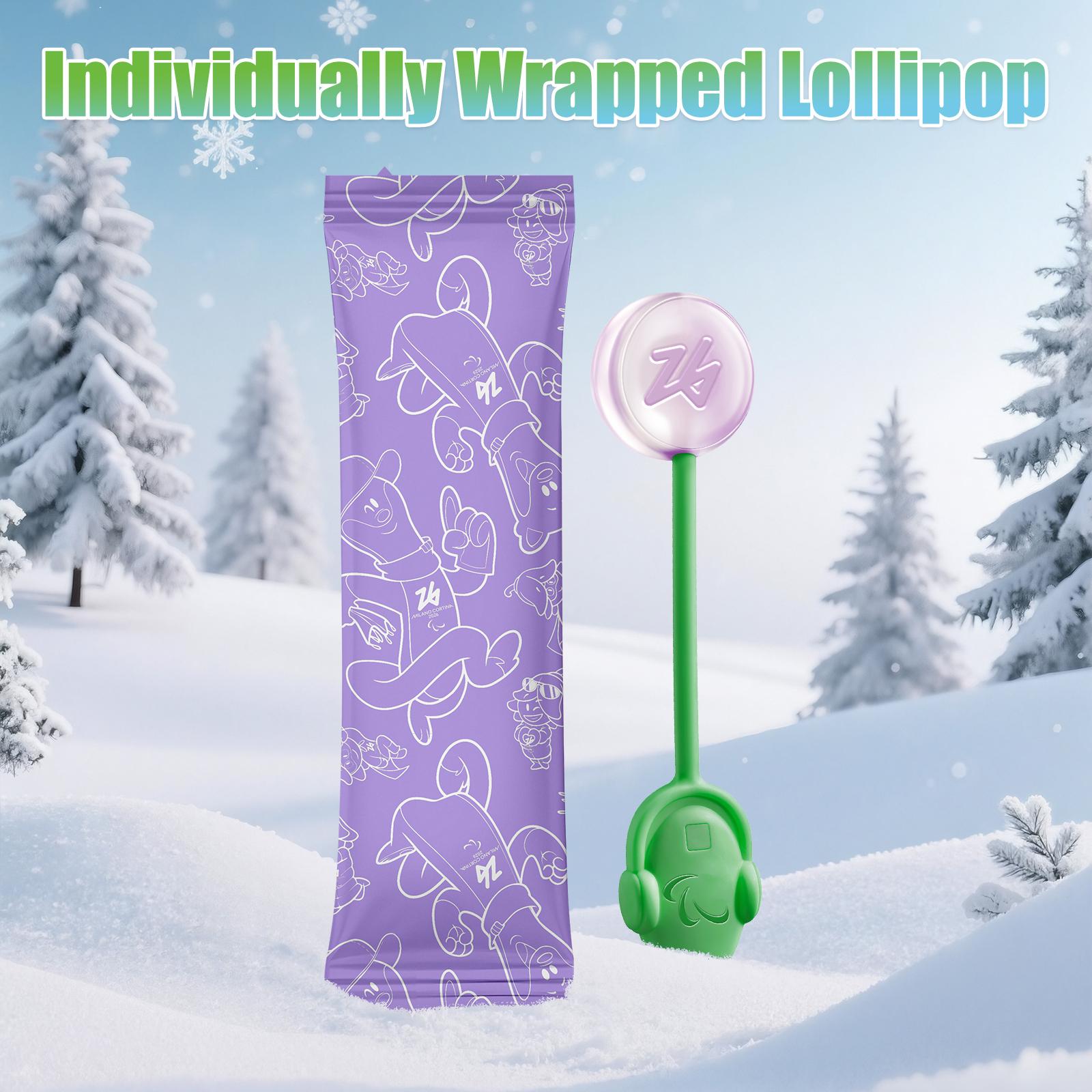 【Official Licensed Product】AMOS Winter Olympics Musical Singing Lollipop – No Sugar, Gluten-Free, Assorted Flavors (Vanilla, Orange, Peach, Grape), Individually Wrapped Sport-Inspired Novelty Musical Candy for Parties & Gifts Snack 【Official Licensed Product】AMOS Winter Olympics Musical Singing Lollipop – No Sugar, Gluten-Free, Assorted Flavors (Vanilla, Orange, Peach, Grape), Individually Wrapped Sport-Inspired Novelty Musical Candy for Parties & Gifts Snack