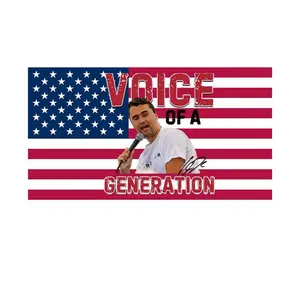 MCharlie Kirk Tribute America Flag, Voice Of A Generation American Hero Flag, Pariotic Freedom Memorial USA Flag, Home Decor Tapestry Decor Your Home