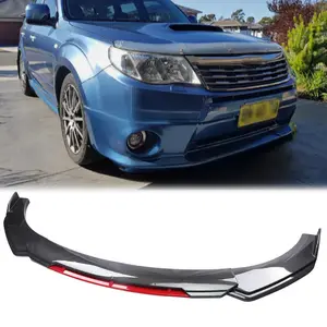 Carbon fiber Style for Subaru Forester Front Bumper Lip Spoiler Splitter BodyKit