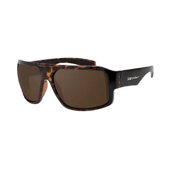 Bomber Eyewear Mega Bomb Safety Sunglasses, Unisex Oversized Flat Bridge Workwear, ANSI Z87+ Certified EDC Gear for Construction & Boating, Floating, 100% UV Shield, Water Sports, Kayaking, Z87+ Cert.
