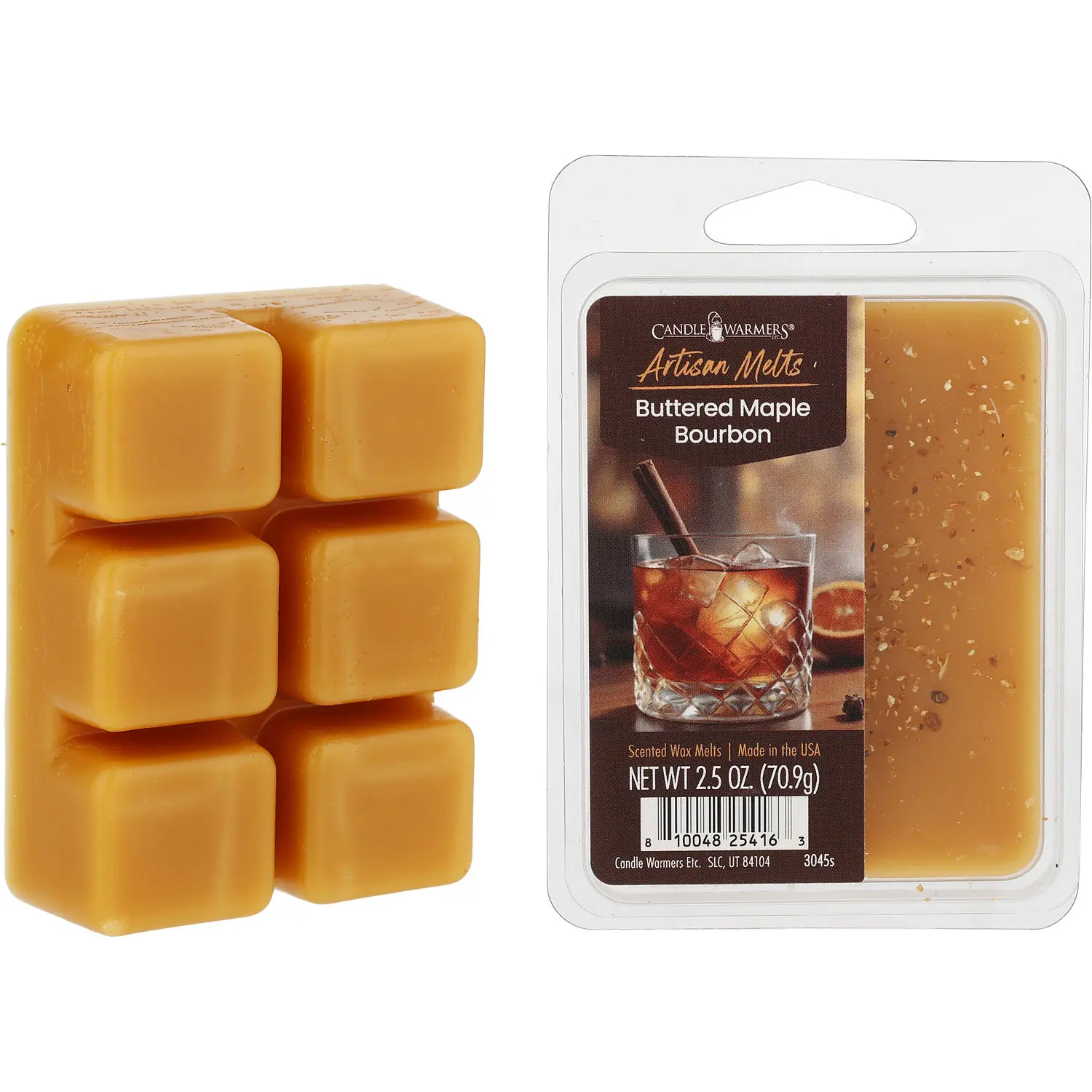 Candle Warmers Buttered Maple Bourbon By Candle Warmers Soy Blend Wax Melts (Artisan Collection) For Unisex