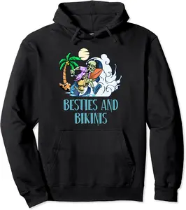 Summer Beach Bikinis Beach Friends Ocean Buddy Swimming Pullover Hoodie - Lydiagarcia Shop 65B0C61M1P2Q