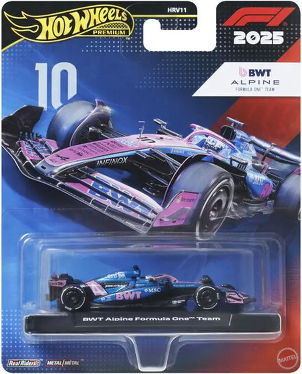 Hot Wheels Premium Race Team Alpine Driver 1  [COLLECTIBLES] Toy Car, Collectible