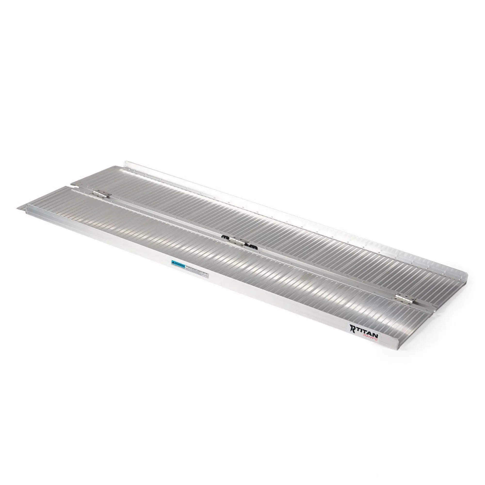 Titan Ramps 6 Foot Single-Fold Aluminum Wheelchair Ramp, 600 Pound Capacity
