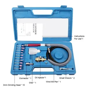 High-Speed Air Micro Die Grinder Kits Mini Pencil Polishing Engraving Wood Jewelry Polishing Grinding Cutting Pneumatic Tools Tool Box