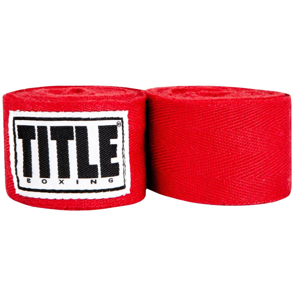 Title Boxing Traditional Weave Handwraps - Red, Boxing Equipment for Boxing & Martial Arts Training