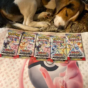 POKEMON: PRISMATIC EVOLUTION 5 PACK BUNDLE FROM FACTORY SEALED ETB