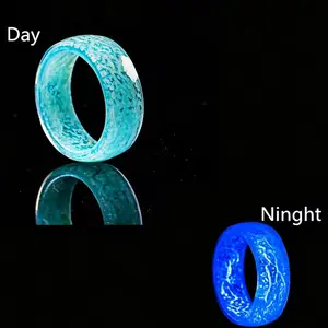 YEAHLOVE Glow-in-the-Dark Pattern Statement Ring | Luminous Lucky Talisman for Everyday Wear, Gifting & Good Fortune